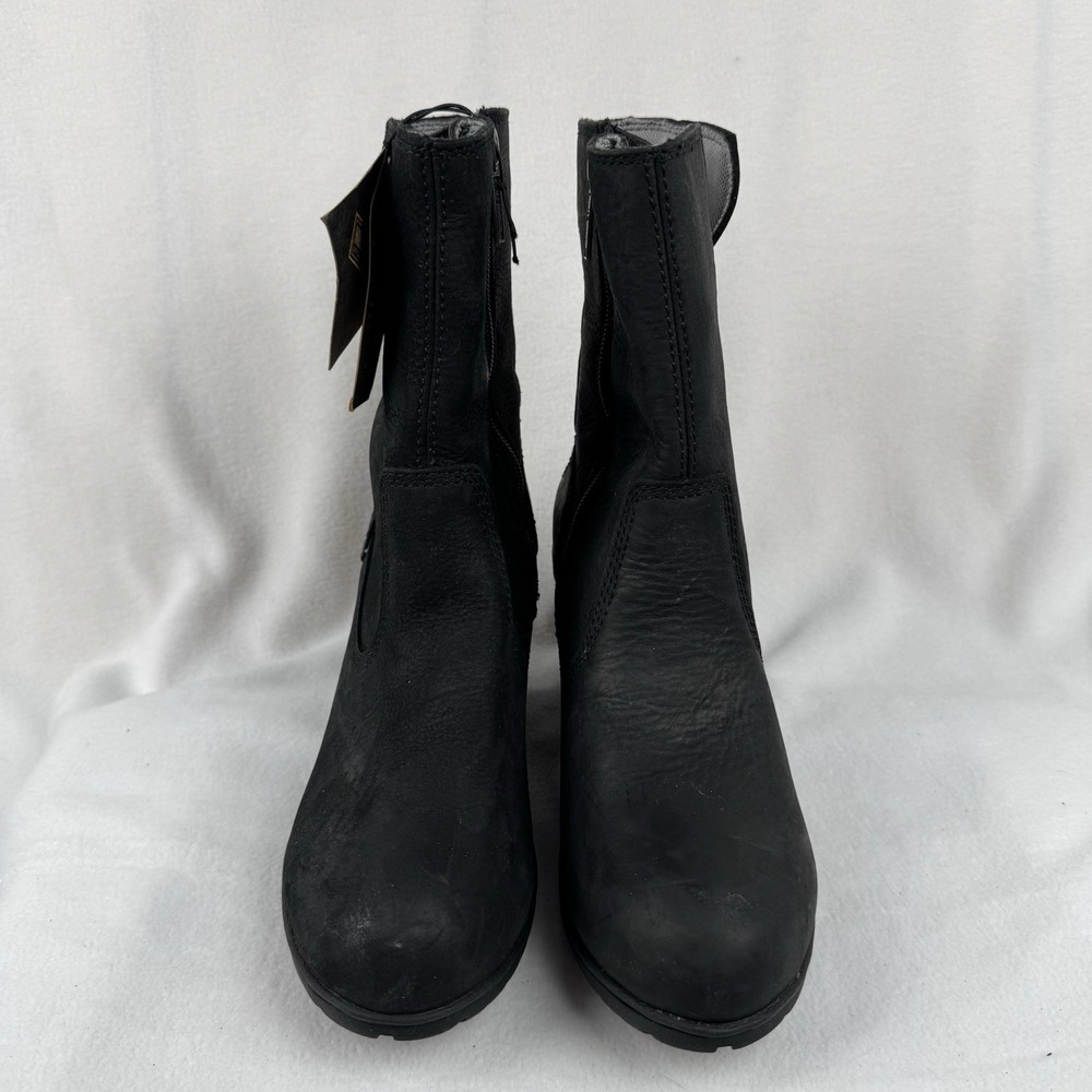 Women's Harley-Davidson Waterproof Black Boots Heels Size 8.5 M Stock #D87203 - Picture 4 of 9